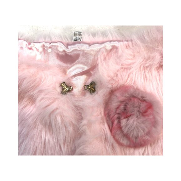 CAPELET,  faux fur, NEW - Picture 4 of 7